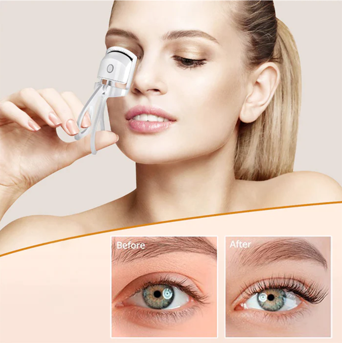 Rechargeable Heated Eyelash Curler