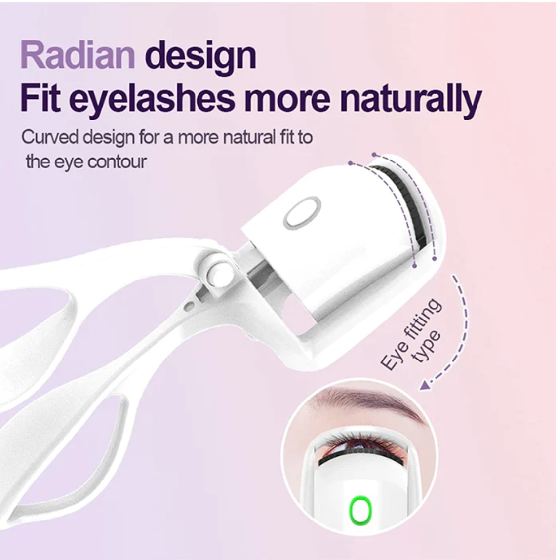 Rechargeable Heated Eyelash Curler