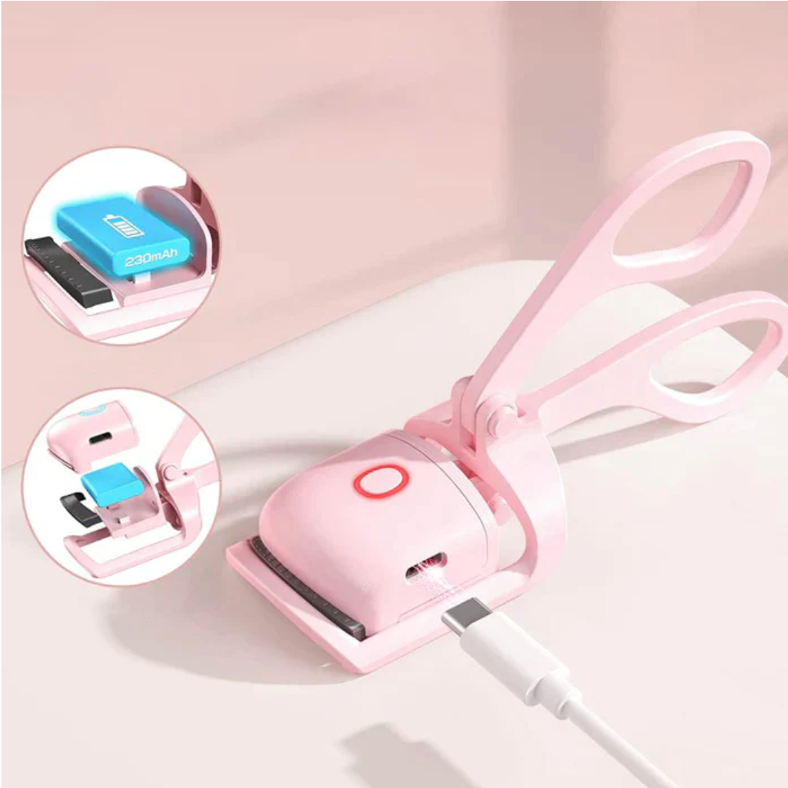 Rechargeable Heated Eyelash Curler