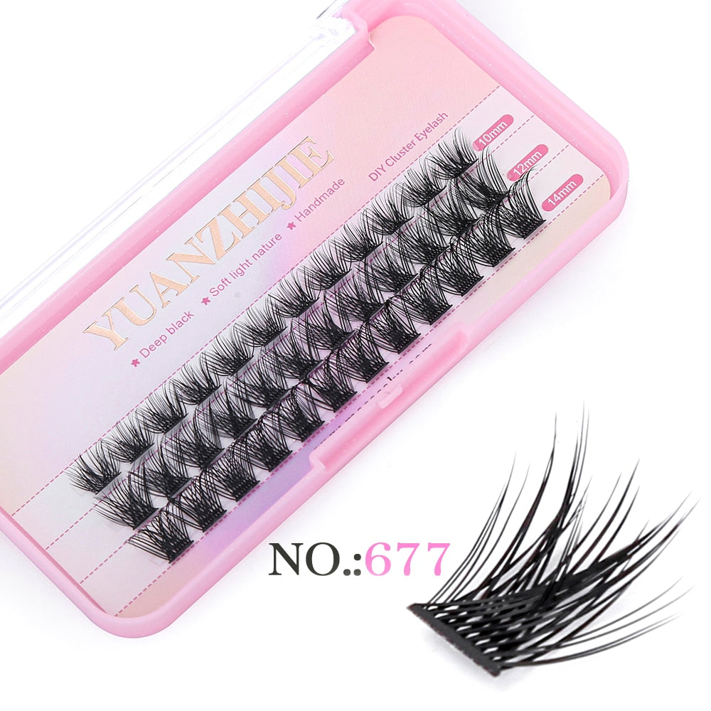 Individual Cluster Faux Mink Lashes